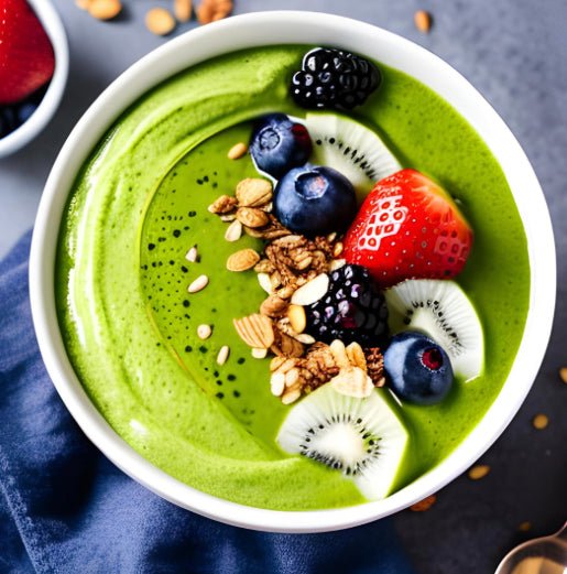 Gut Power Matcha Smoothie Bowl Recipe