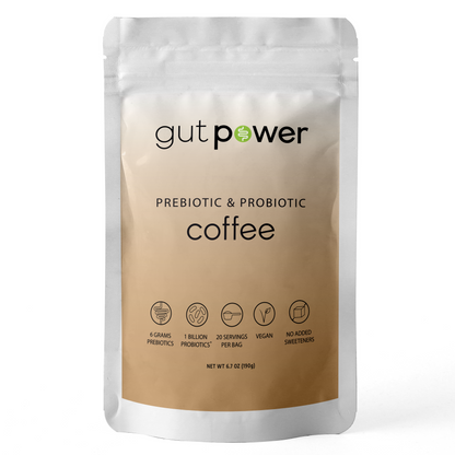 Gut Power Coffee — Prebiotic & Probiotic Gut Health Drink Mix